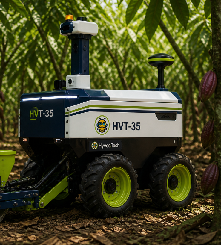 Field robot in action